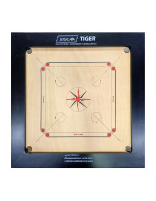 Carrom Board Tiger 4 X 2 (SISCAA)